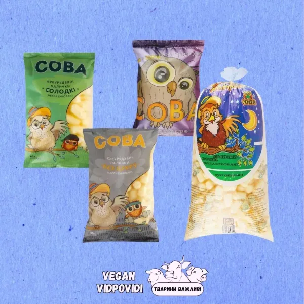 Кукурудзяні палички Сова