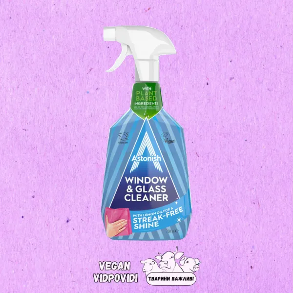 Засіб для миття скла Astonish